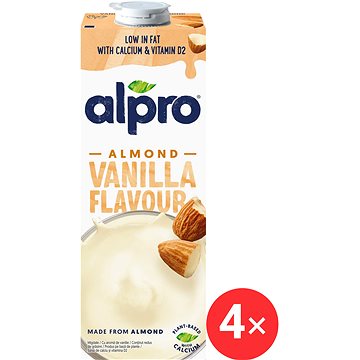 

Alpro mandlový nápoj s vanilkovou příchutí 4 x 1l