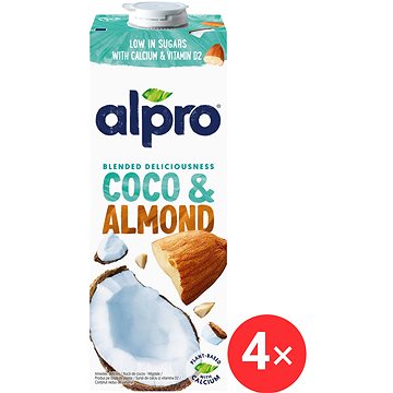 

Alpro kokosovo-mandlový nápoj 4 x 1l