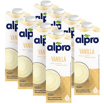 

Alpro sójový nápoj s vanilkovou příchutí 8x1l