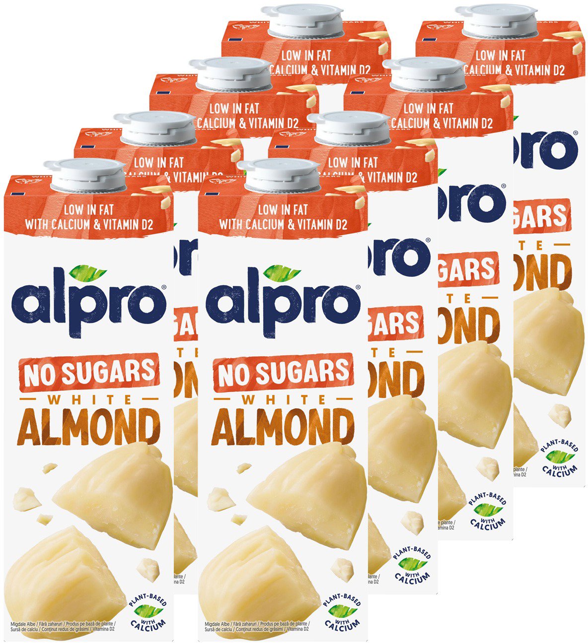 

Alpro mandlový nápoj neslazený - nepražený 8x1l