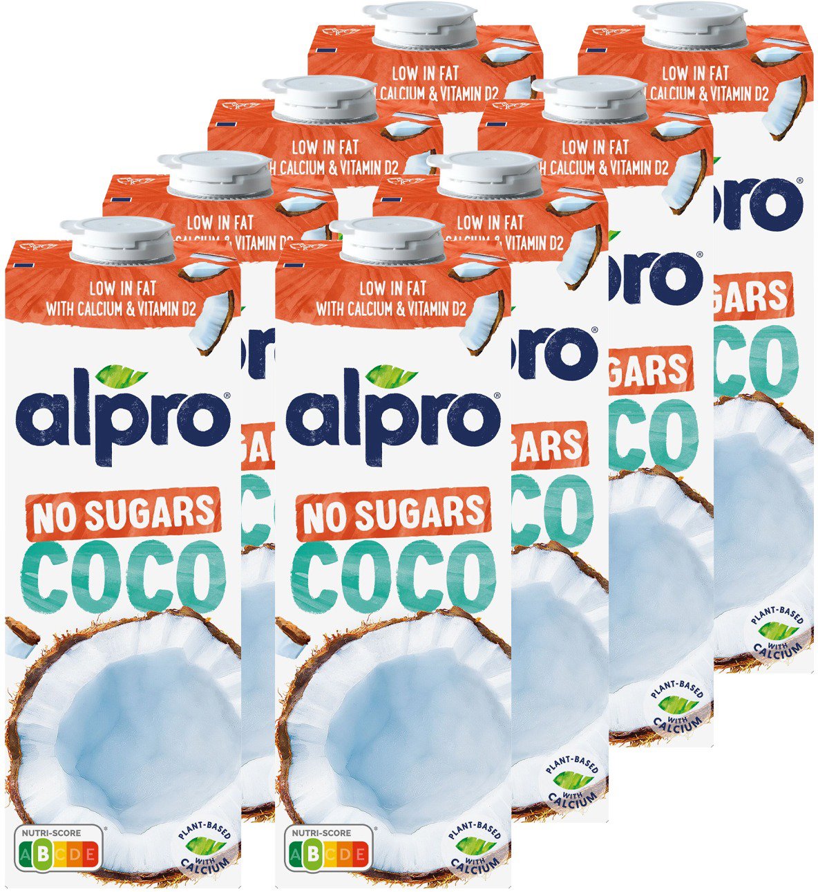 

Alpro kokosový nápoj neslazený 8x1l