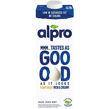 

Alpro ovesný nápoj TASTES AS GOOD – Rich & Creamy 3,5%