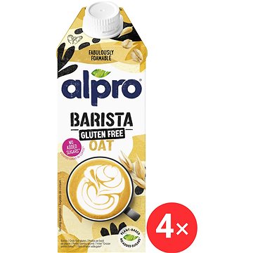 

Alpro Barista ovesný nápoj bez lepku 4 x 750 ml