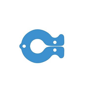 

Dena plovák RYBA, modrá