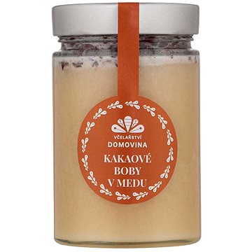 

Včelařství Domovina Kakaové boby v medu 380 g