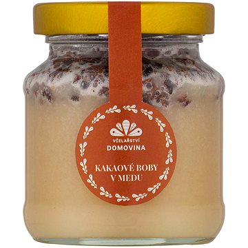 

Včelařství Domovina Kakaové boby v medu 170 g