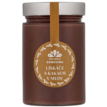 

Včelařství Domovina Lískáče s kakaem v medu 380 g