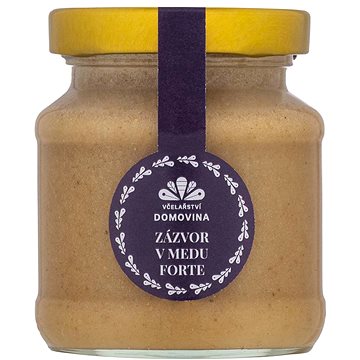 

Včelařství Domovina Zázvor v medu Forte 180 g