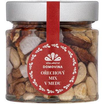 

Včelařství Domovina Ořechový mix v medu 230 g
