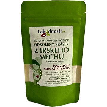 

Lahodnosti.cz Odsolený prášek z Irského mechu 120 g - rostlinná alternativa kolagenu, mořská řasa
