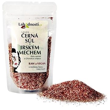 

Lahodnosti.cz Černá sůl s Irským mechem 200 g, alternativa kolagenu