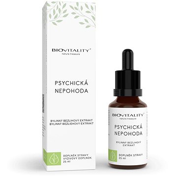 

GREEN IDEA Biovitality Psychická nepohoda bezlihová tinktura 25 ml