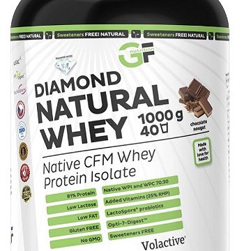 

GF nutrition diamond NATURAL Whey 1000 g - chocolate/nougat