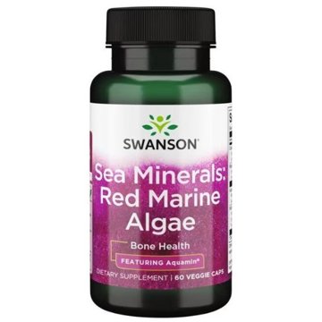 

Swanson Sea Minerals (červené minerální řasy s Aquaminem), 60 kapslí