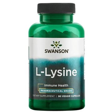 

Swanson L-Lysine, 500 mg, 90 kapslí