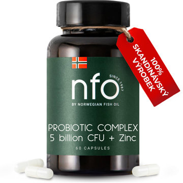 

NFO Probiotic Complex 5 miliard CFU + zinek [60 kapslí]