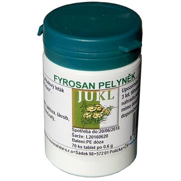 

Jukl Fyrosan Pelyněk 70 tablet