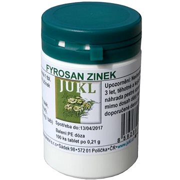 

Jukl Fyrosan Zinek 100 tablet