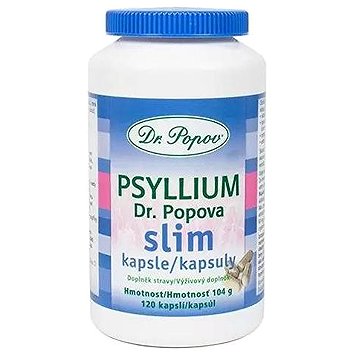 

Dr.Popov Psyllium SLIM kapsle 120 ks