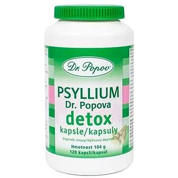 

Dr.Popov Psyllium DETOX kapsle 120 ks