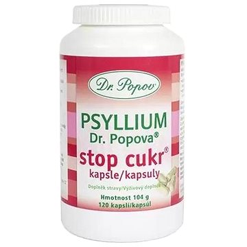 

Dr.Popov Psyllium STOP CUKR kapsle 120 ks