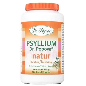 

Dr.Popov Psyllium kapsle Natur 120 ks