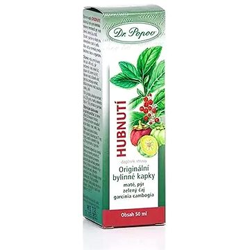 

Dr.Popov Hubnutí, originální bylinné kapky 50 ml