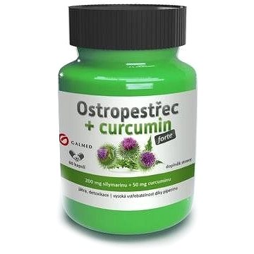 

Galmed Ostropestřec + curcumin Forte, 60 kapslí