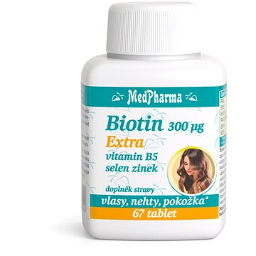 

MedPharma Biotin 300 µg Extra - 67 kapslí