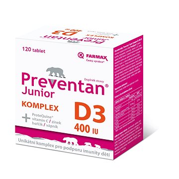 

Preventan Junior Komplex D3 400IU 120 tablet