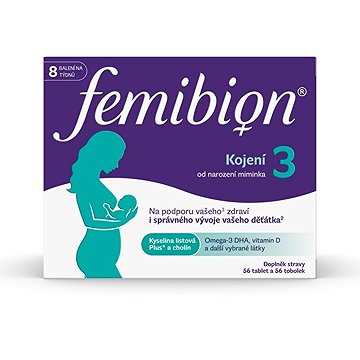 

Femibion 3 Kojení 56 tablet + 56 tobolek