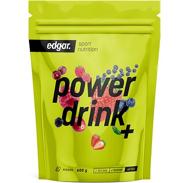

EDGAR Powerdrink s kofeinem 600 g, lesní plody