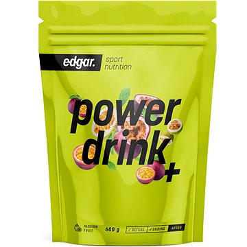 

EDGAR Powerdrink s kofeinem 600 g, passion fruit
