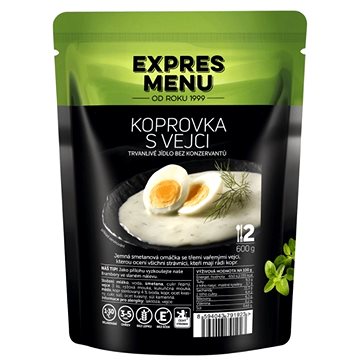 Expres Menu Koprová omáčka s vejci - MRE