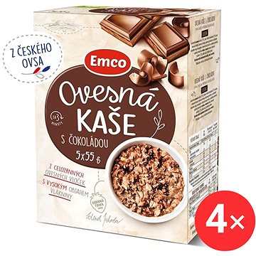 

Emco Ovesná kaše s čokoládou 4 x (5x55g)