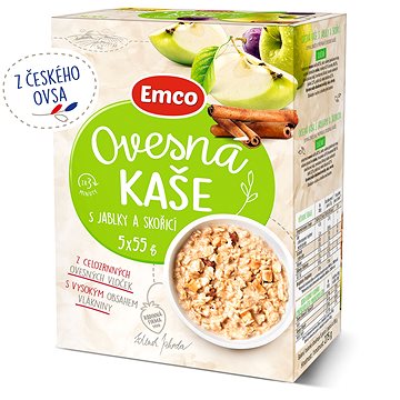 

Emco Ovesná kaše s jablky a skořicí 5x55g