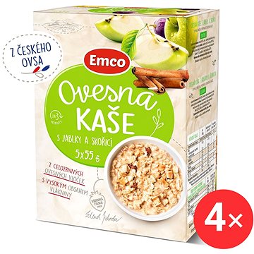

Emco Ovesná kaše s jablky a skořicí 4 x (5x55g)