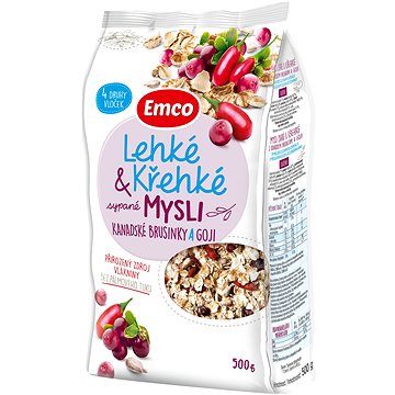 

Emco Lehké & Křehké - kanadské brusinky a goji 500g