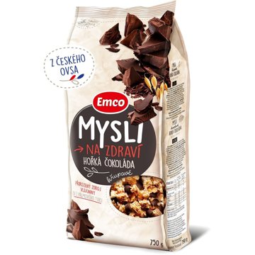 

Emco Mysli křupavé - hořká čokoláda 750g