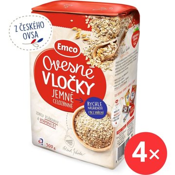 

Emco Ovesné vločky jemné 4 x 500g