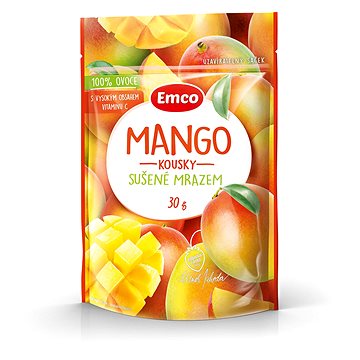 Emco Mrazem sušené mango 30g - Lyofilizované ovoce