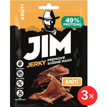 

Jim Jerky krůtí 3 x 23 g
