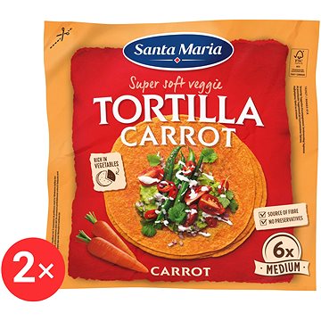 

Santa Maria Veggie tortilla mrkev 2 x 240g B12