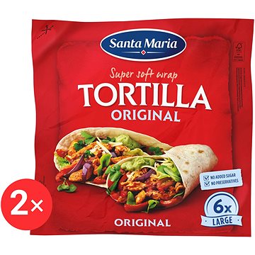 

Santa Maria Wrap tortilla 2 x 371g