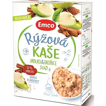

Emco Rýžová kaše jablko & skořice, 3 × 45 g