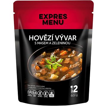 

Expres Menu Hovězí vývar se zeleninou 600 g