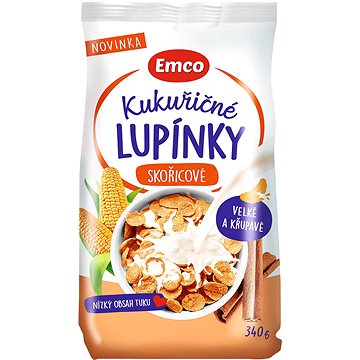 

Emco Kukuřičné lupínky skořicové 340 g