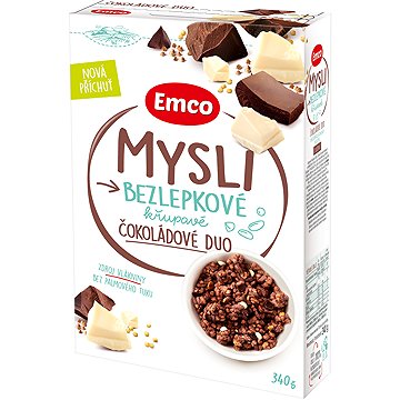 

Emco Mysli bezlepkové čokoládové duo 340 g