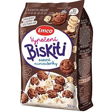 

Emco Biskiti čokoládoví s lupínky 350 g