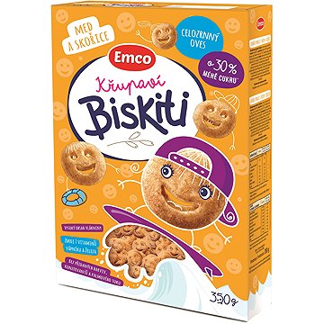 

Emco Křupaví Biskiti Med & Skořice 350 g